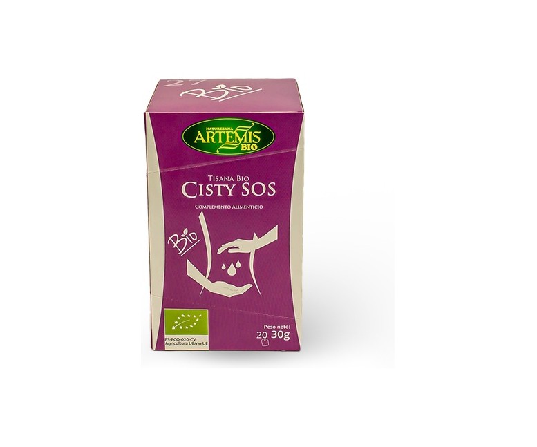 Infusión cisty sos salud urinaria y diurético Bio 20 bolsitas infusoras Artemis
