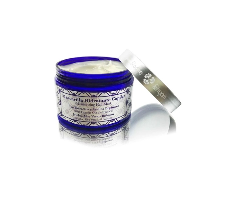Mascarilla capilar hidratante jojoba y aloe 250 g de crema Radhe Shyam