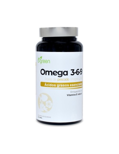 Omega 3-6-9 + vitamina E 48 cápsulas B.Green
