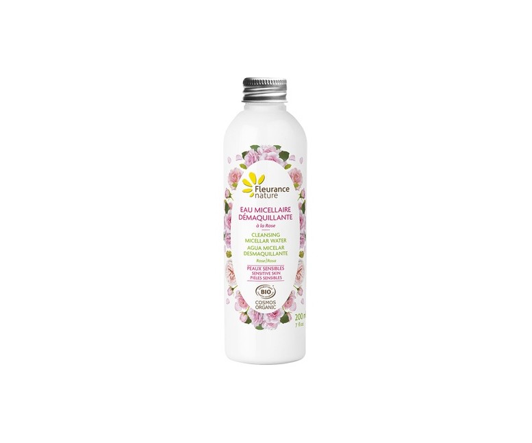 Agua Micelar Desmaquillante Bio Con Rosa 200 ml Fleurance Nature