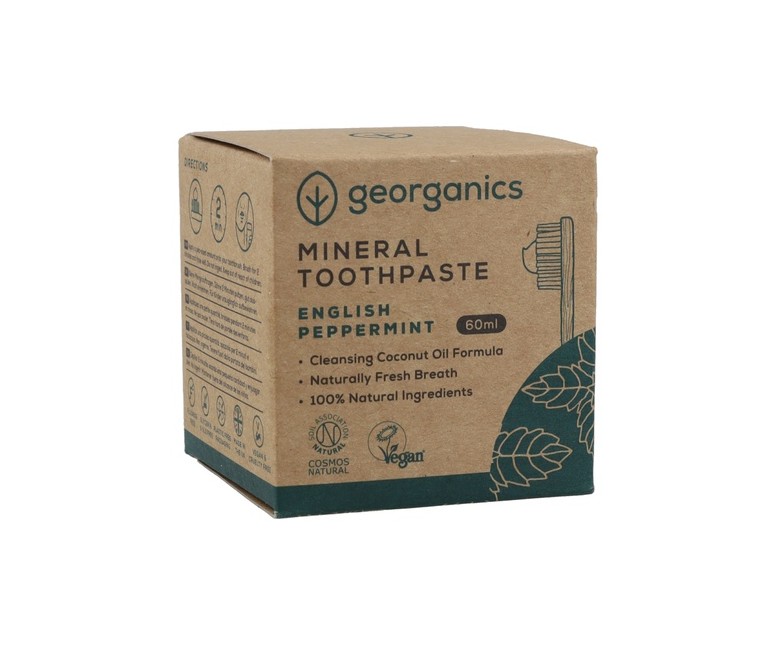 Pasta de dientes menta 60 ml Georganics