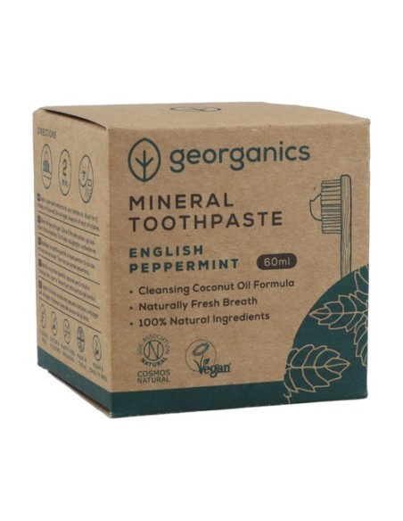 Pasta de dientes menta 60 ml Georganics