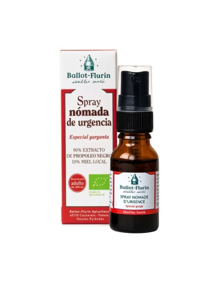 Spray nómada de emergencia orgánico 15 ml Ballot Flurin