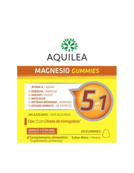 Aquilea Magnesio Gummies 60 gominolas Aquilea