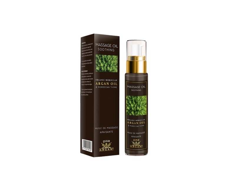 Aceite calmante para masaje de argán con tomillo 50 ml de aceite Diar Argan