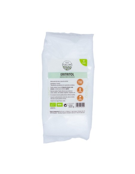 Eritritol endulzante 500 g de polvo Eco Salim