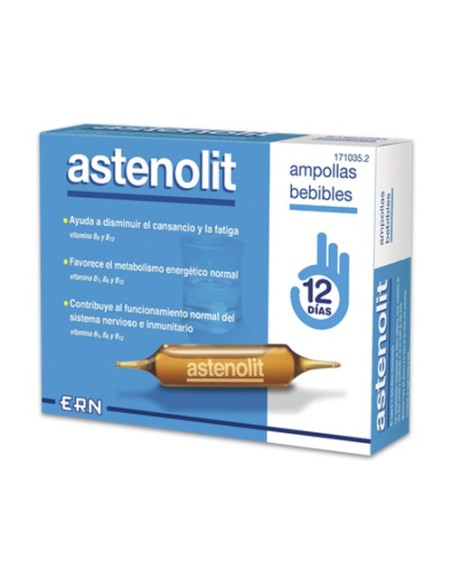 Astenolit 12 ampollas Astenolit