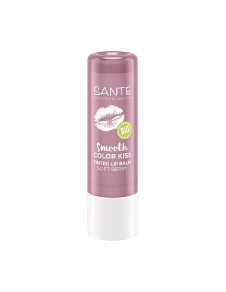 Bálsamo labial color kiss 02 soft berry 4,8 g Sante