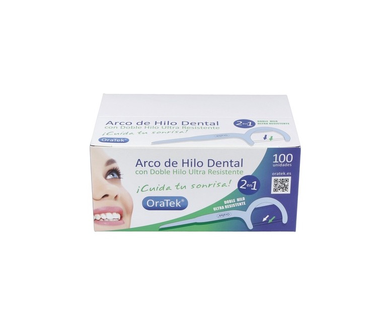 Arco hilo dental doble 100 unidades Oratek
