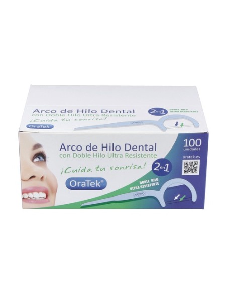 Arco hilo dental doble 100 unidades Oratek