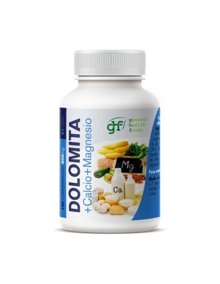 Dolomita + calcio +magnesio 150 comprimidos de 800mg GHF