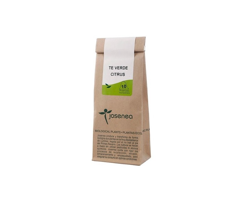 Té Verde Citrus Kraft 10 bolsitas infusoras Josenea