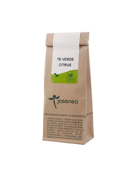 Té Verde Citrus Kraft 10 bolsitas infusoras Josenea
