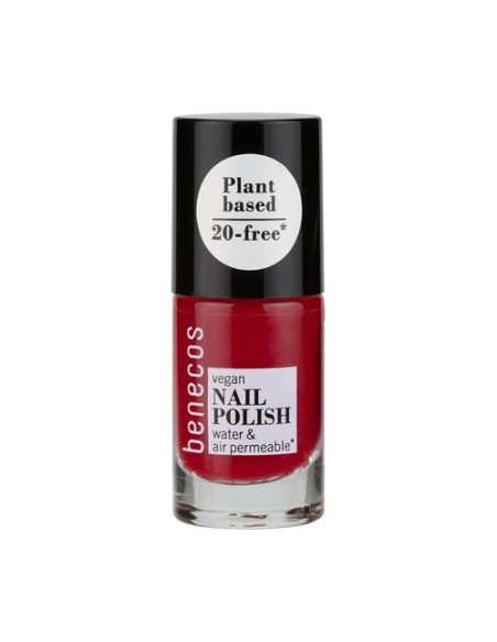 Esmalte de uñas rojo rojo vintage 5 ml Benecos