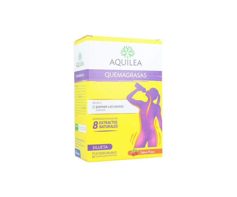 Aquilea Quemagrasas Sticks 15 sticks (Fresa) Aquilea