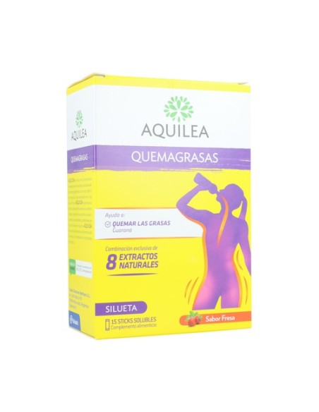 Aquilea Quemagrasas Sticks 15 sticks (Fresa) Aquilea