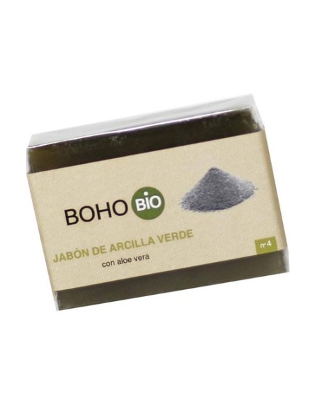 Jabón de arcilla verde Bio 100 g Boho