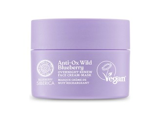 Crema-mascarilla facial renovación nocturna Blueberry