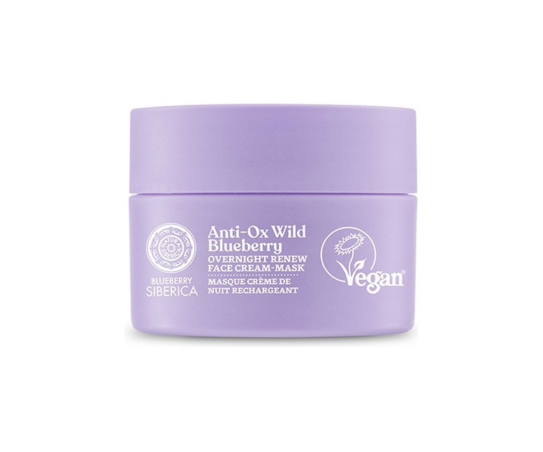 Crema-mascarilla facial renovación nocturna Blueberry 50 ml de crema Natura Siberica