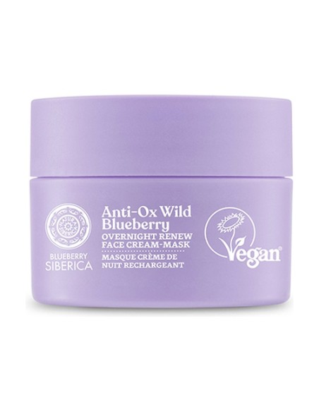 Crema-mascarilla facial renovación nocturna Blueberry 50 ml de crema Natura Siberica