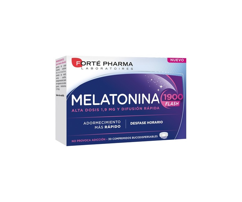 Melatonina 1900 Flash 30 comprimidos sublinguales Forté Pharma