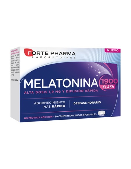 Melatonina 1900 Flash 30 comprimidos sublinguales Forté Pharma