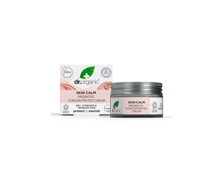 Crema concentrada probiótica Skin Calm 50 ml de crema Dr. Organic
