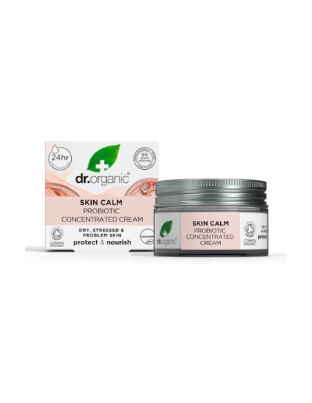 Crema concentrada probiótica Skin Calm 50 ml de crema Dr. Organic