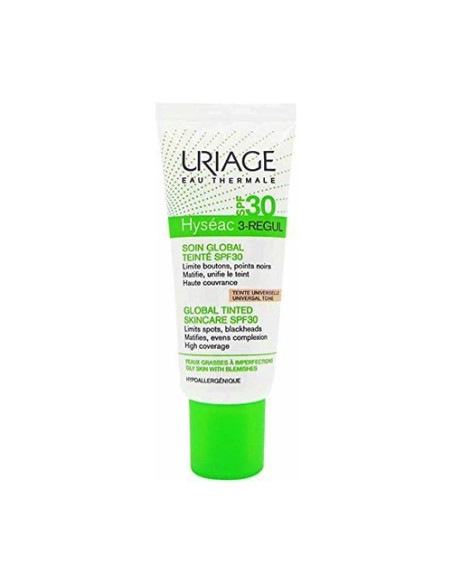 Hyséac 3-Regul cuidado facial con color SPF30 40 ml de crema Uriage