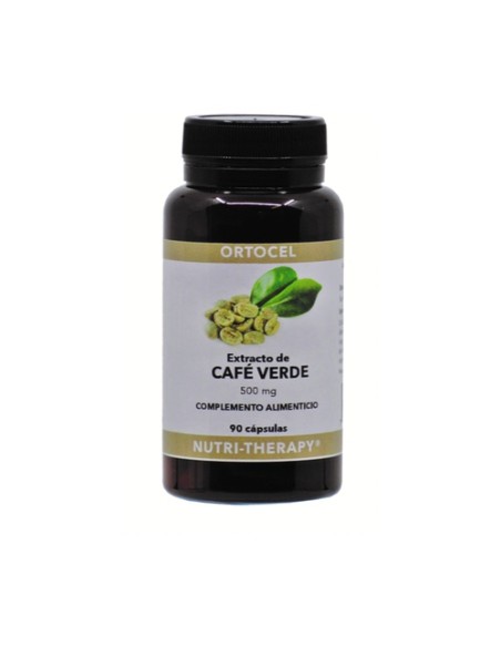 Café Verde Concentrado 90 cápsulas de 400mg Ortocel Nutri Therapy