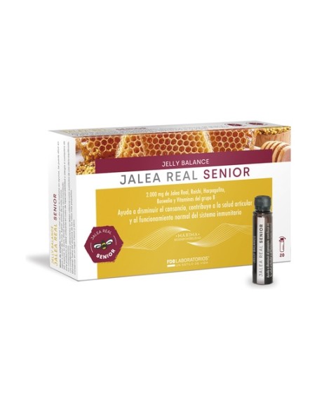 Jelly balance jalea real senior 20 viales de 15ml FDB LABORATORIOS