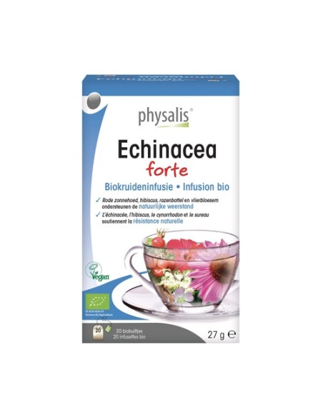 Infusión Echinacea Forte Bio 20 bolsitas infusoras Physalis