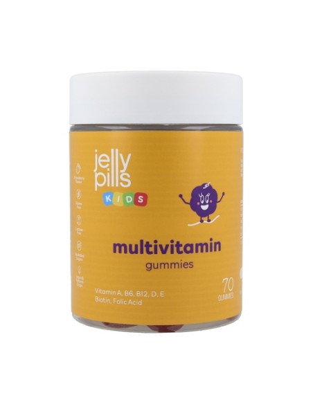 Jelly Pills Kids Multivitamin Gummies 70 gominolas (Fresa) JELLY PILLS