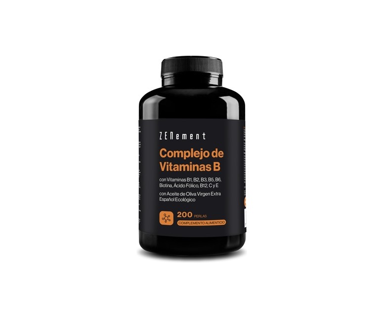 Vitaminas B Complex + Vitaminas C y E 200 perlas Zenement
