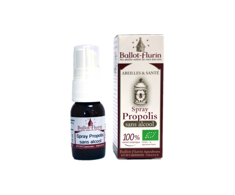 Spray de propóleo orgánico 15 ml Ballot Flurin