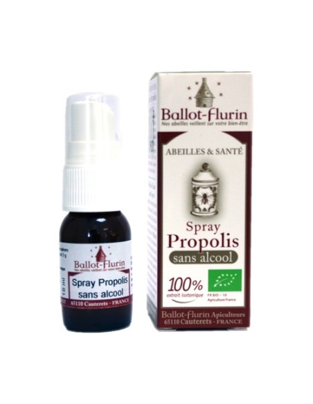 Spray de propóleo orgánico 15 ml Ballot Flurin