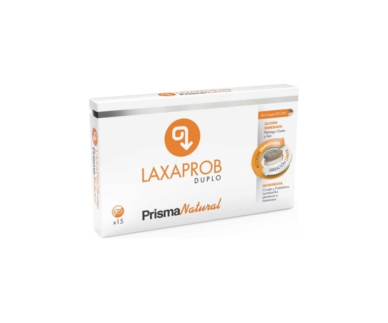 Laxaprob duplo tránsito intestinal 15 comprimidos de 870mg Prisma Natural