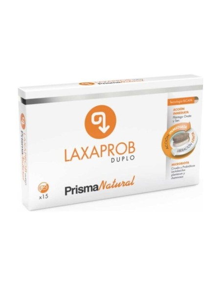 Laxaprob duplo tránsito intestinal 15 comprimidos de 870mg Prisma Natural