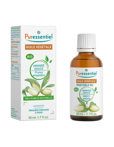 Aceite vegetal de almendra dulce bio 50 ml Puressentiel