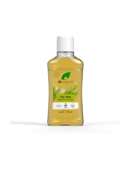 Enjuague bucal Arbol de Té 500 ml de gel Dr. Organic