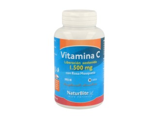 Vitamina C de liberación sostenida con rosa mosqueta