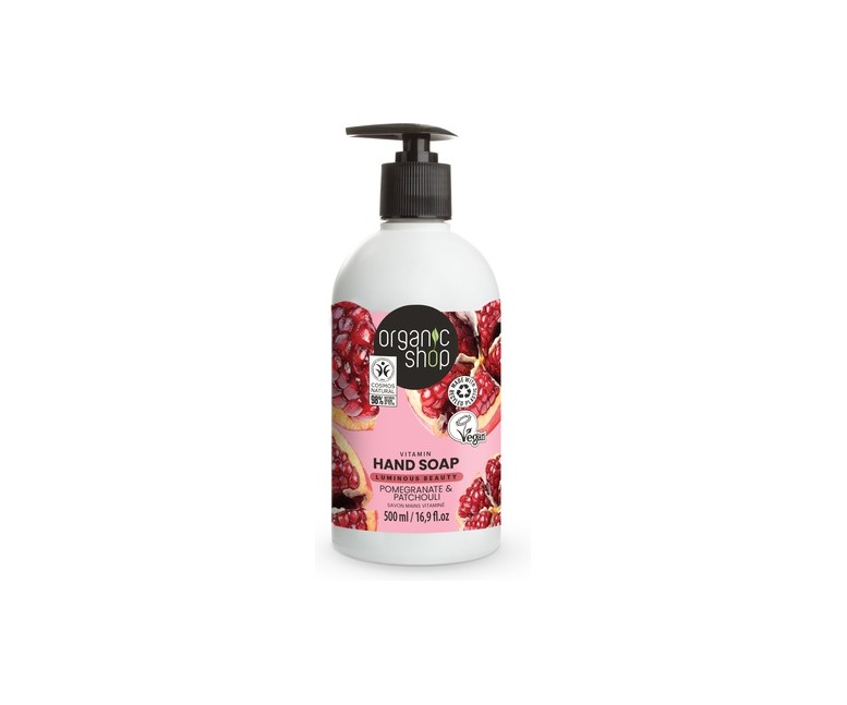 Jabón de manos de Vitaminas Pulsera de Granada 500 ml (Granada) Organic Shop