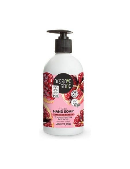 Jabón de manos de Vitaminas Pulsera de Granada 500 ml (Granada) Organic Shop