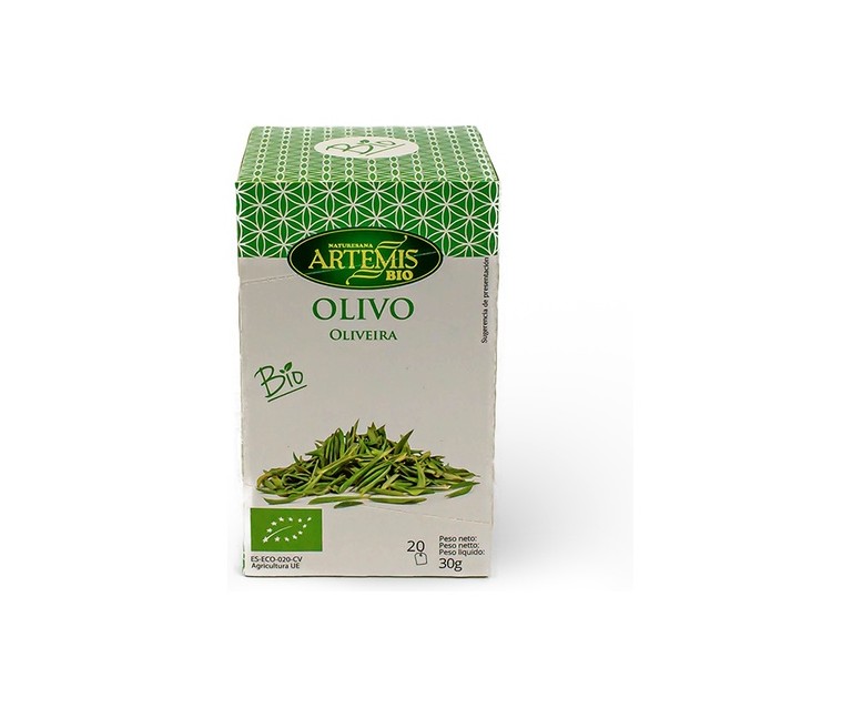 Infusión de olivo Bio 20 bolsitas infusoras Artemis