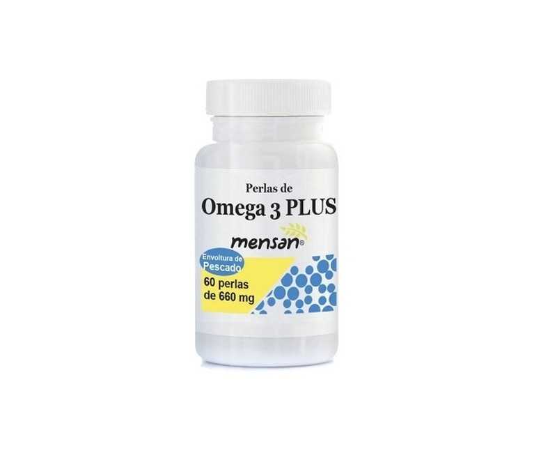 Omega 3 plus +dha 60 perlas de 600mg Mensan