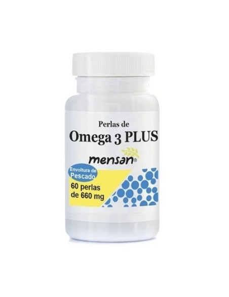 Omega 3 plus +dha 60 perlas de 600mg Mensan