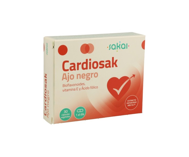 Cardiosak Ajo negro 30 cápsulas Sakai