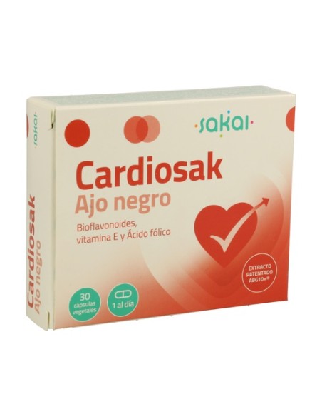 Cardiosak Ajo negro 30 cápsulas Sakai