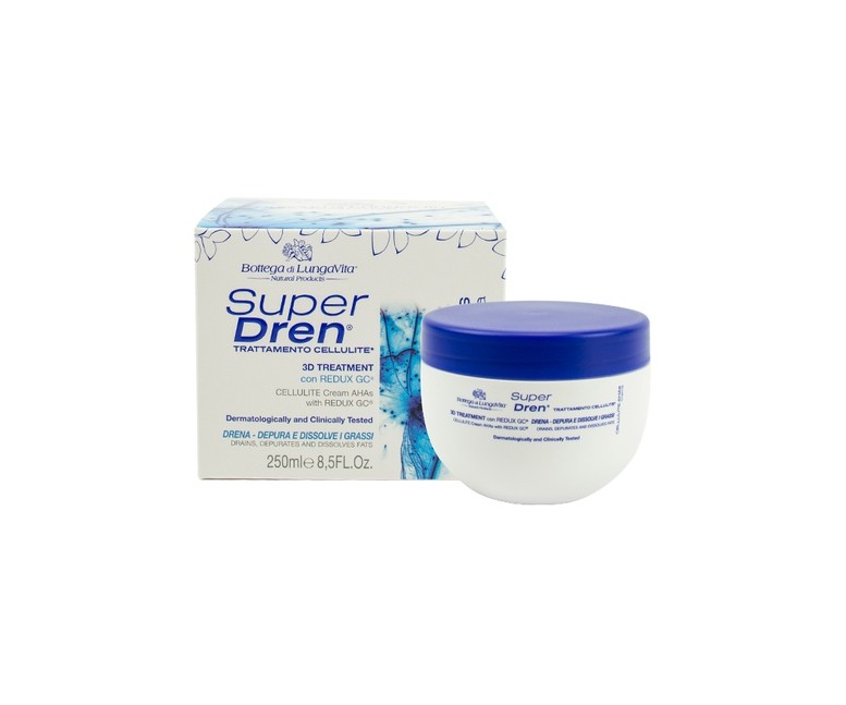 Crema anticelulítica con Aha´s 250 ml de crema Bottega di Lungavita