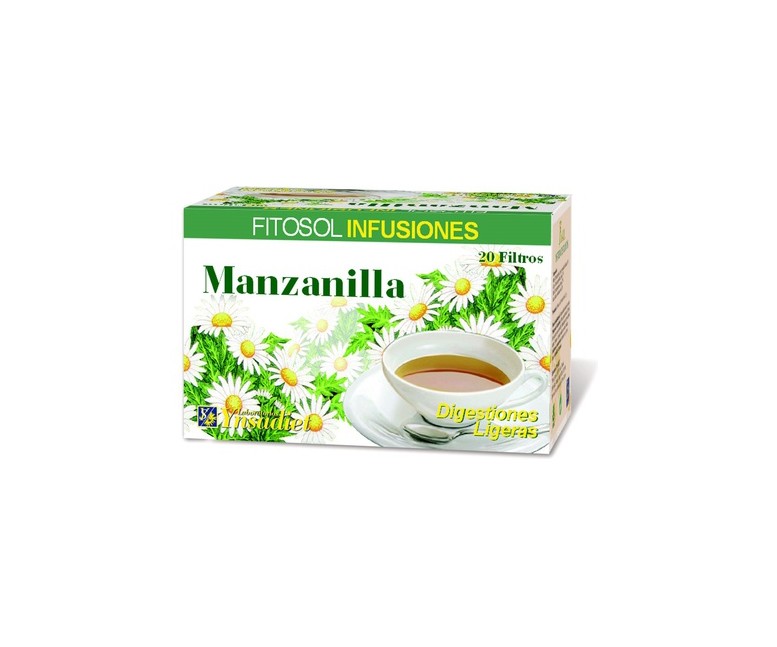 Infusiones Manzanilla 20 bolsitas infusoras Fitosol